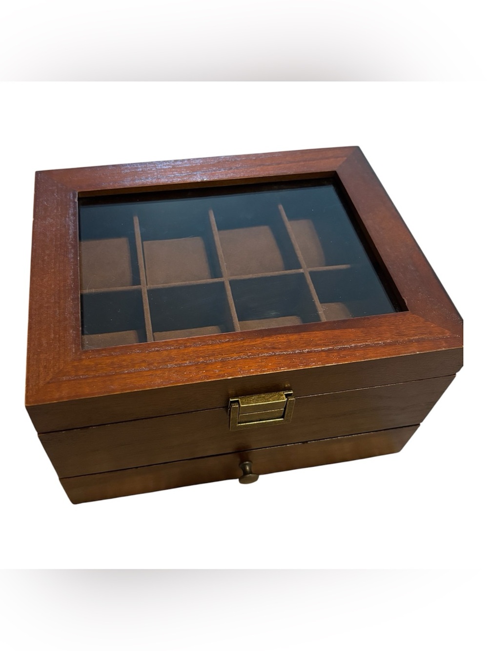 Glass-Top Watch Box